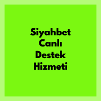 Siyahbet Canlı Destek